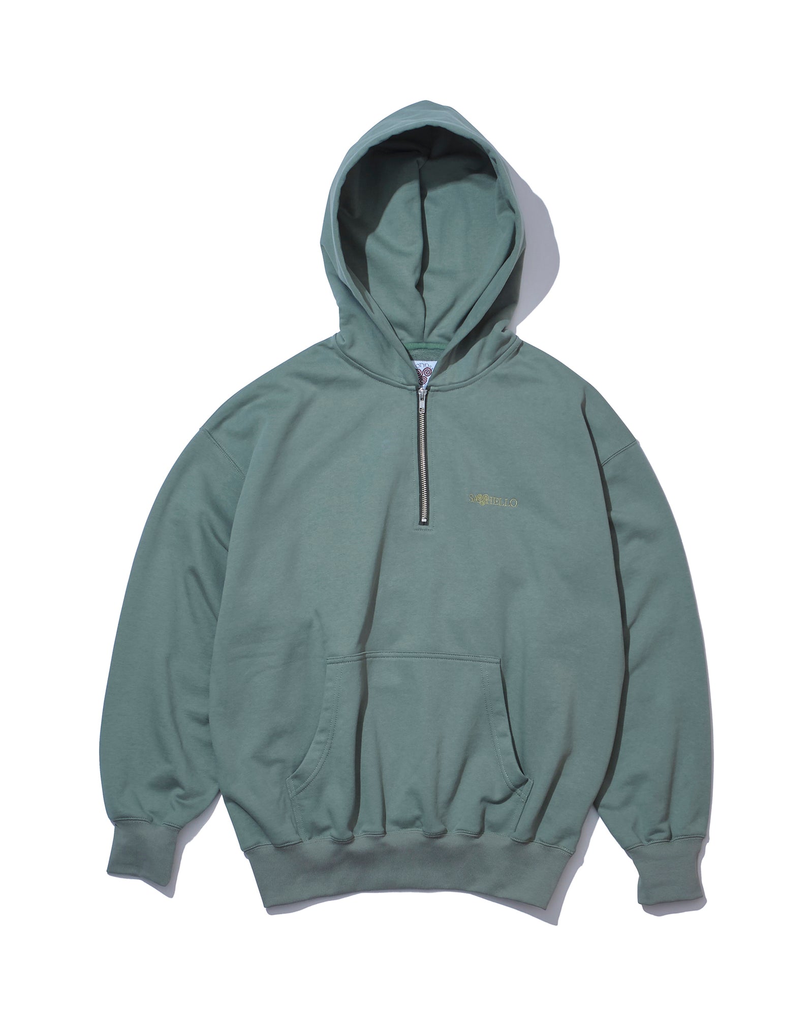Slap Logo Harf-Zip Hoodie – SAYHELLO